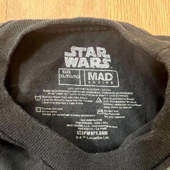 star wars - black t shirt - size XL - Picture 3 of 4